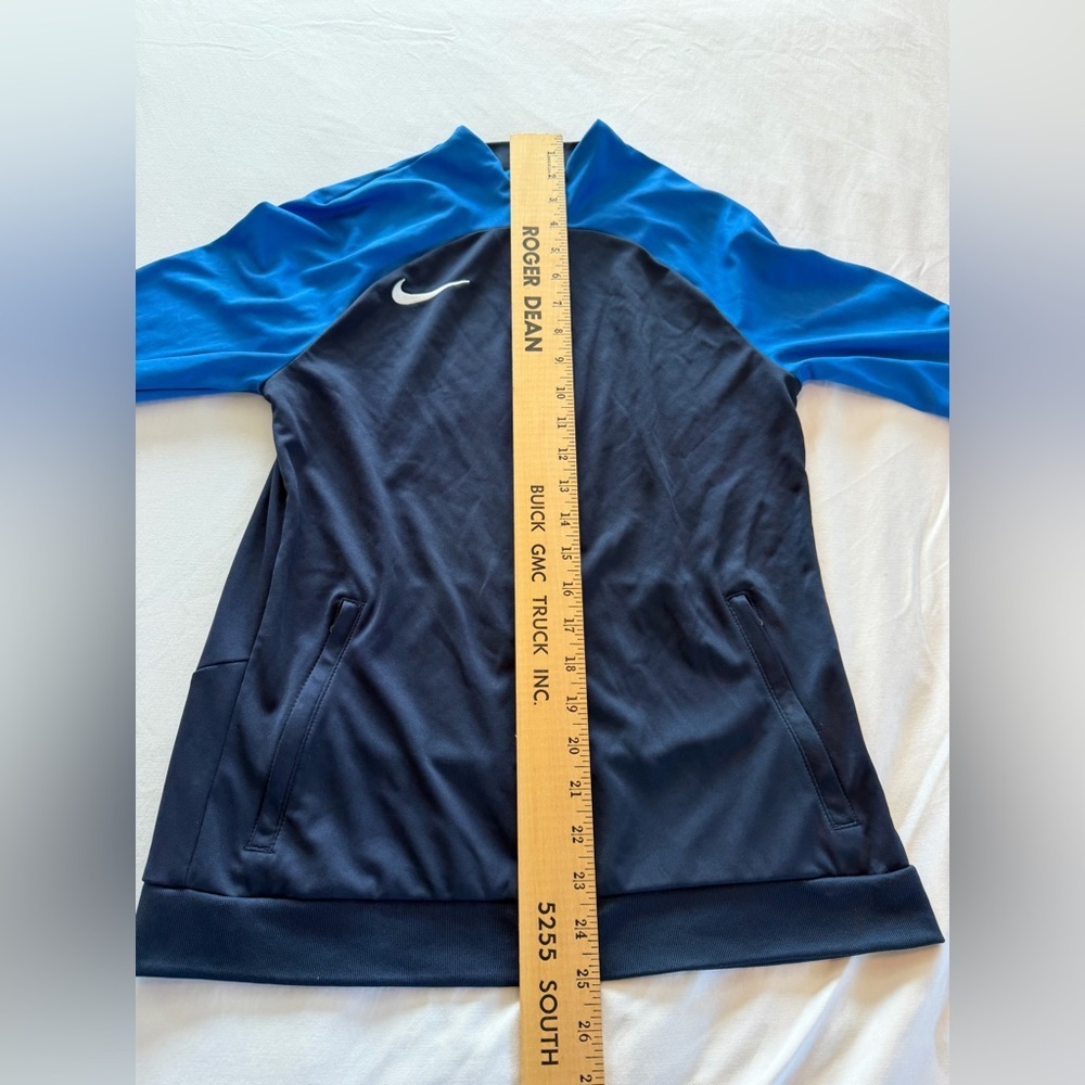 Nike Dri-FIT Zip Up Track Jacket Small Blue Navy Athletic - Picture 7 of 10